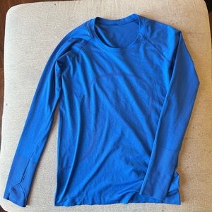 Bright Blue Lululemon Swiftly Long Sleeve
